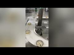 Linia opakowaniowa do wypełniania pojemników z folii aluminiowej, uszczelniania, ważenia i etykietowania