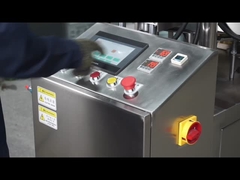 PLC Rotary Cup Pełnienie Maszyna uszczelniająca Dla szklanki z soku śmietaną fabryki spożywczej