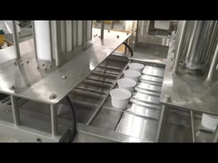 System sterowania PLC Srebro Automatyczna maszyna do uszczelniania tac dla pojemników z owsianką