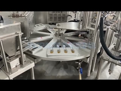 Automatyczne obrócające się wypełniające kubki pieczętowa maszyna łyżka miód kubek wypełniający plastikowe opakowanie