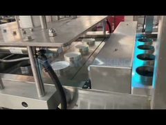 Liniowy plastikowy kubek dla niemowląt komplementarny pokarm Maszyna do wypełniania pieczętowania z pełną automatyczną obsługą