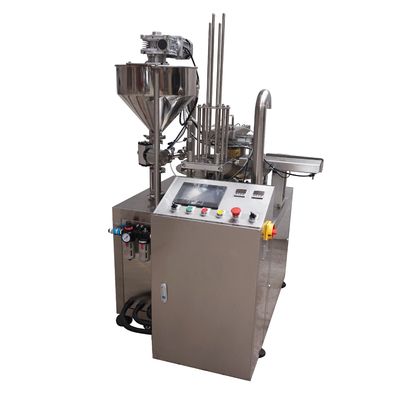 kupować 2.5-350 ml Rotary Cup Filling Sealing Machine dla soku owocowego online manufacture