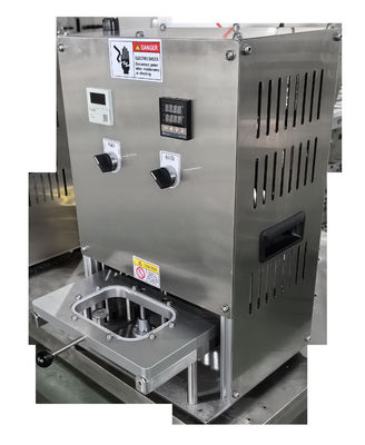 kupować Semi-Auto Aluminium Foil Lunch Container Sealer Do handlowych posiłków gotowanych wstępnie przekąski Desery online manufacture